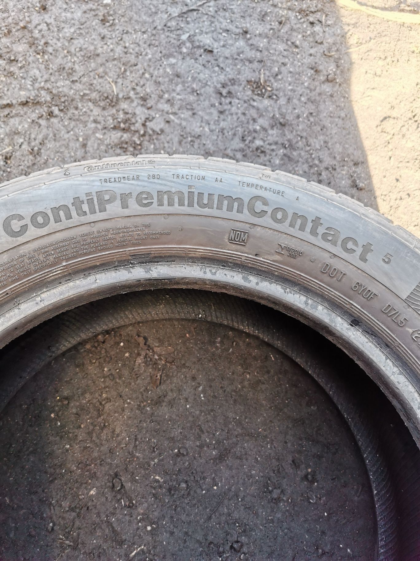 Opony letnie Continental contipremiumcontact5 205/55/16 91V 4szt 2018r