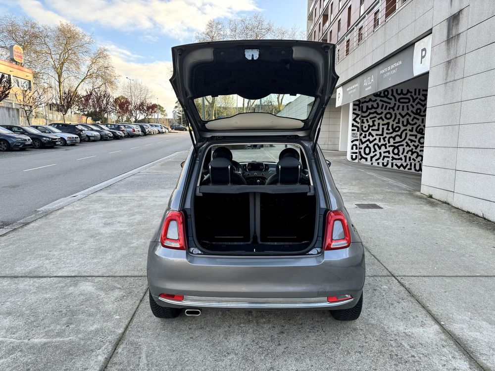 Fiat 500 - Caixa Automática 2015 - 0.9 Dualogic GPS e Tecto Panoramico