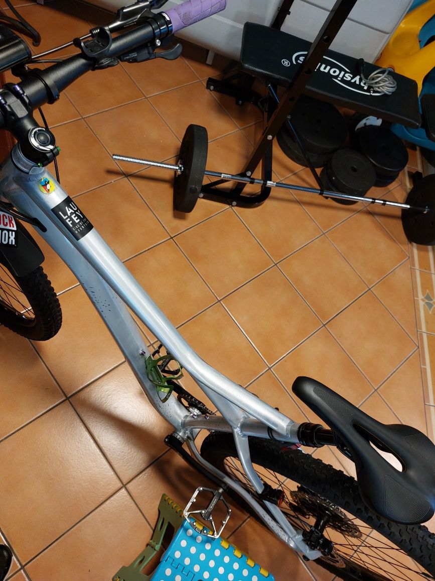 Rower górski mtb orbea laufey xl deore rock shox Hardtail full opc