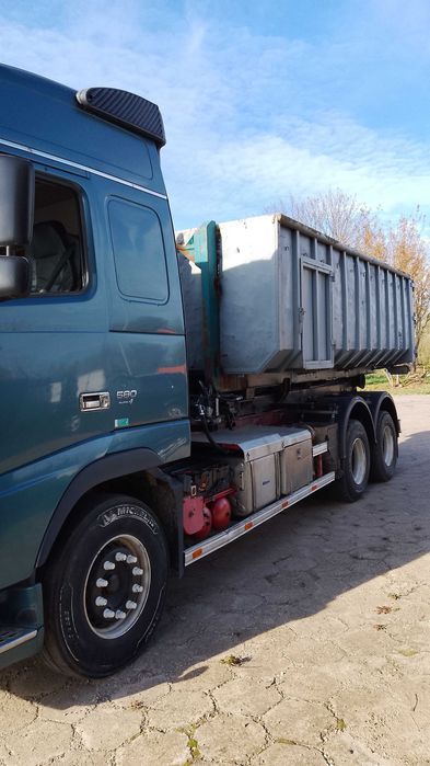 Volvo FH 16.580 hakowiec. Zamiana