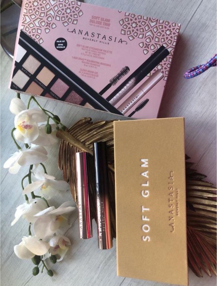 Тіні тушь прозорий гель для брів Anastasia Beverly Hills soft glam