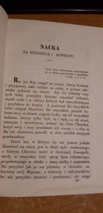 Kazania Parafialne Niedzielne Ks. A. Piramowicza - W-wa 1858 cudo