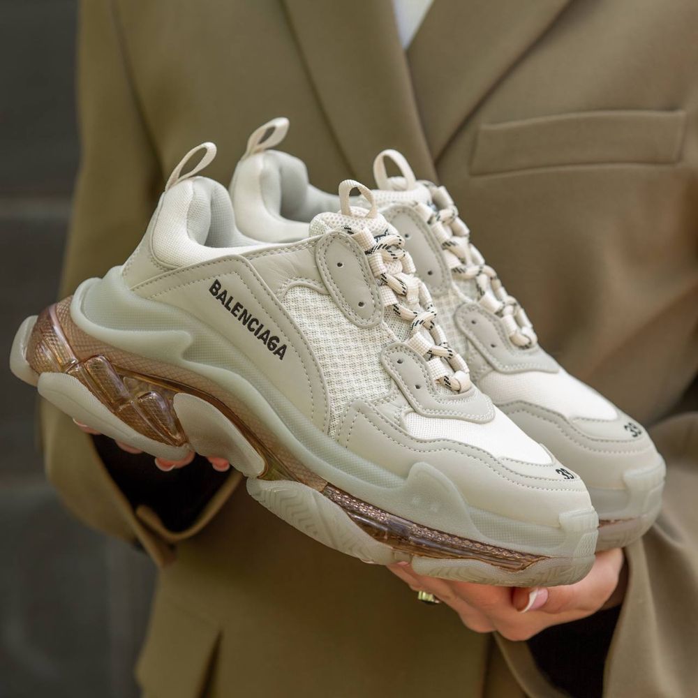 Buty Balenciaga Triple S Clear Gold 36-41 damskie trampki