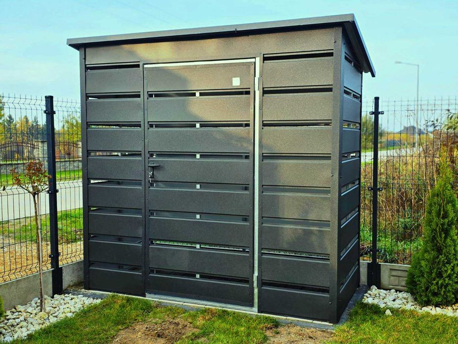 Altana Wiata z Paneli w Kolorze ANTRACYT