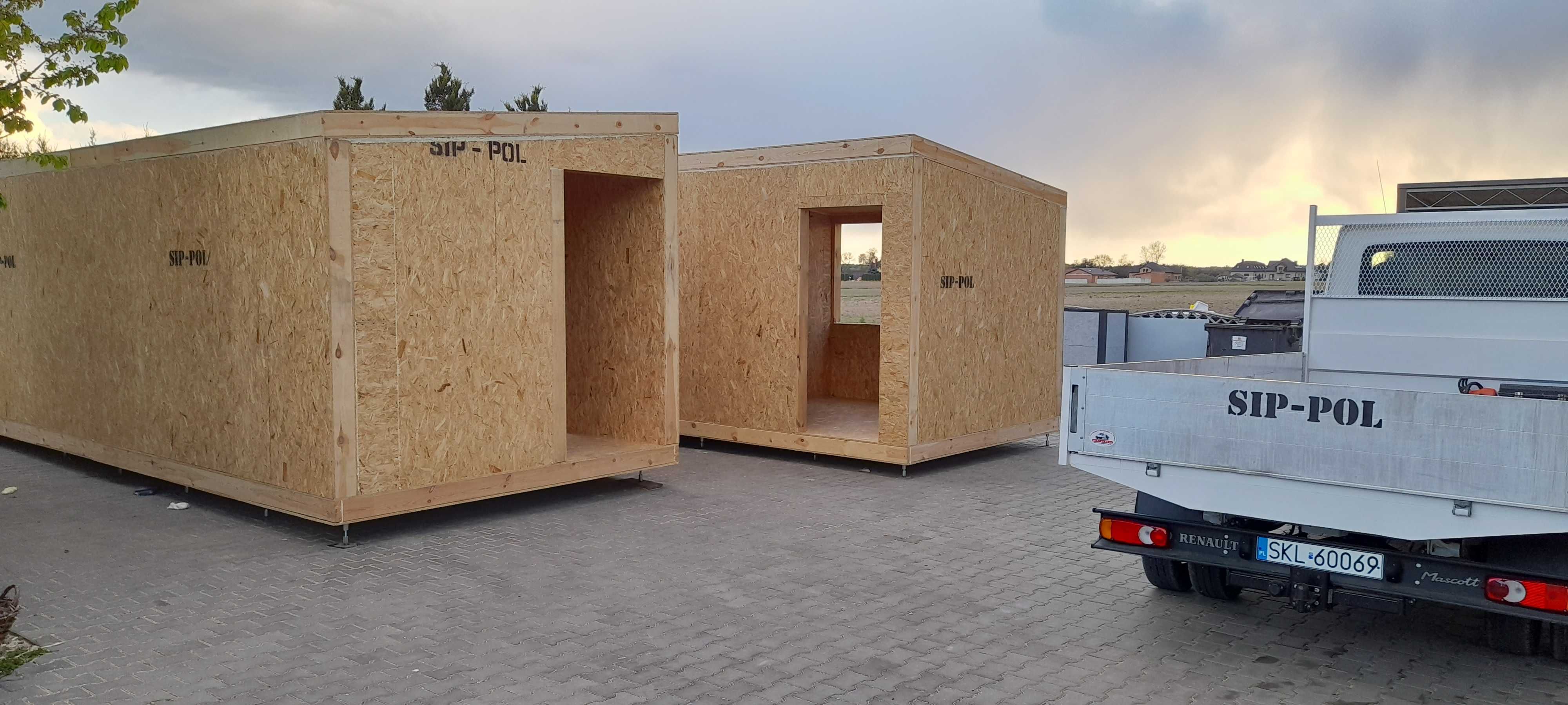 domek na zgłoszenie 45m2 parterowy MOBILNY panele SIP całoroczny