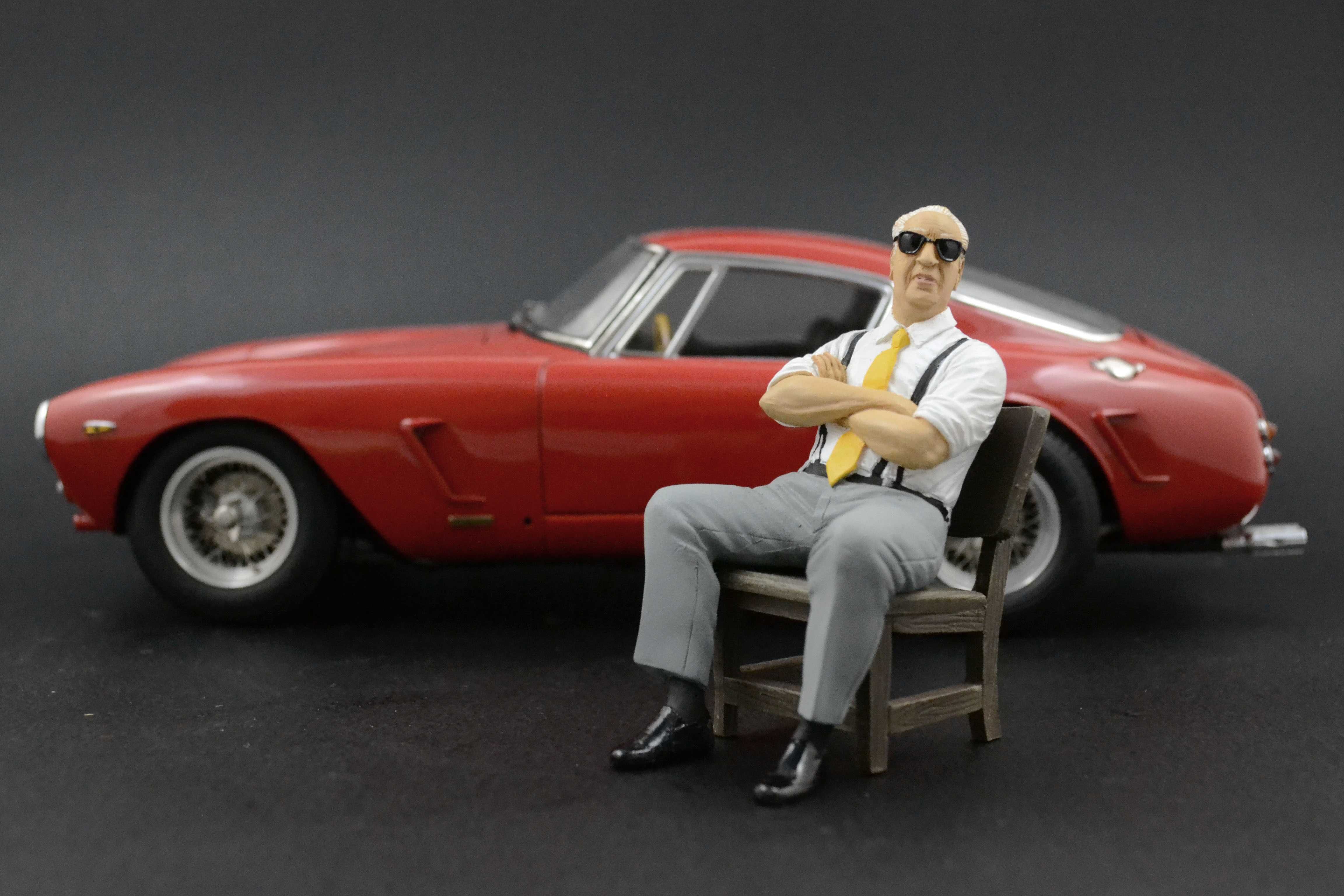 Enzo Ferrari (3) Figurka 1:18 Kyosho F40 250GTO Testarossa