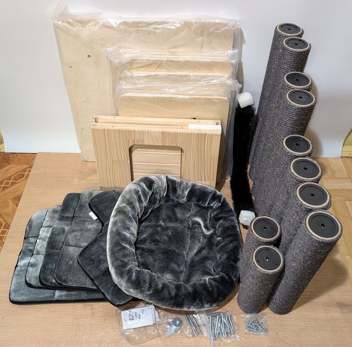 Modern Living Drapak Dla Kota Chelsea Ciemnoszary 82X72X185Cm WIELKI