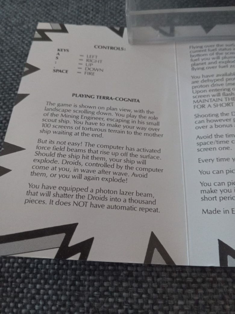 Gra Terra Cognita Commodore 64 i 128 komputer zaproponuj cenę!