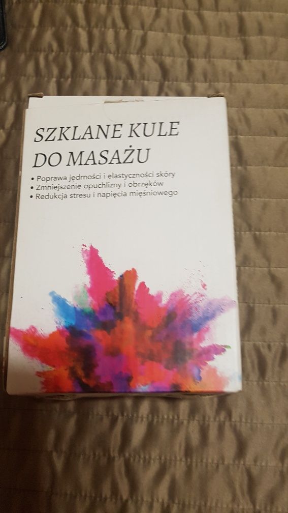 Szklane kule  do masażu