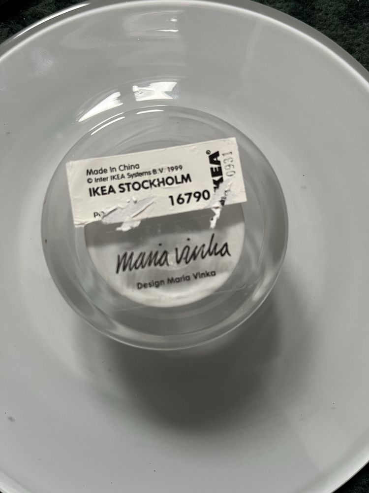 Dwa świeczniki Ikea yin yang