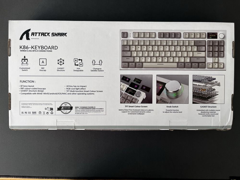 Клавиатура Attak shark k86