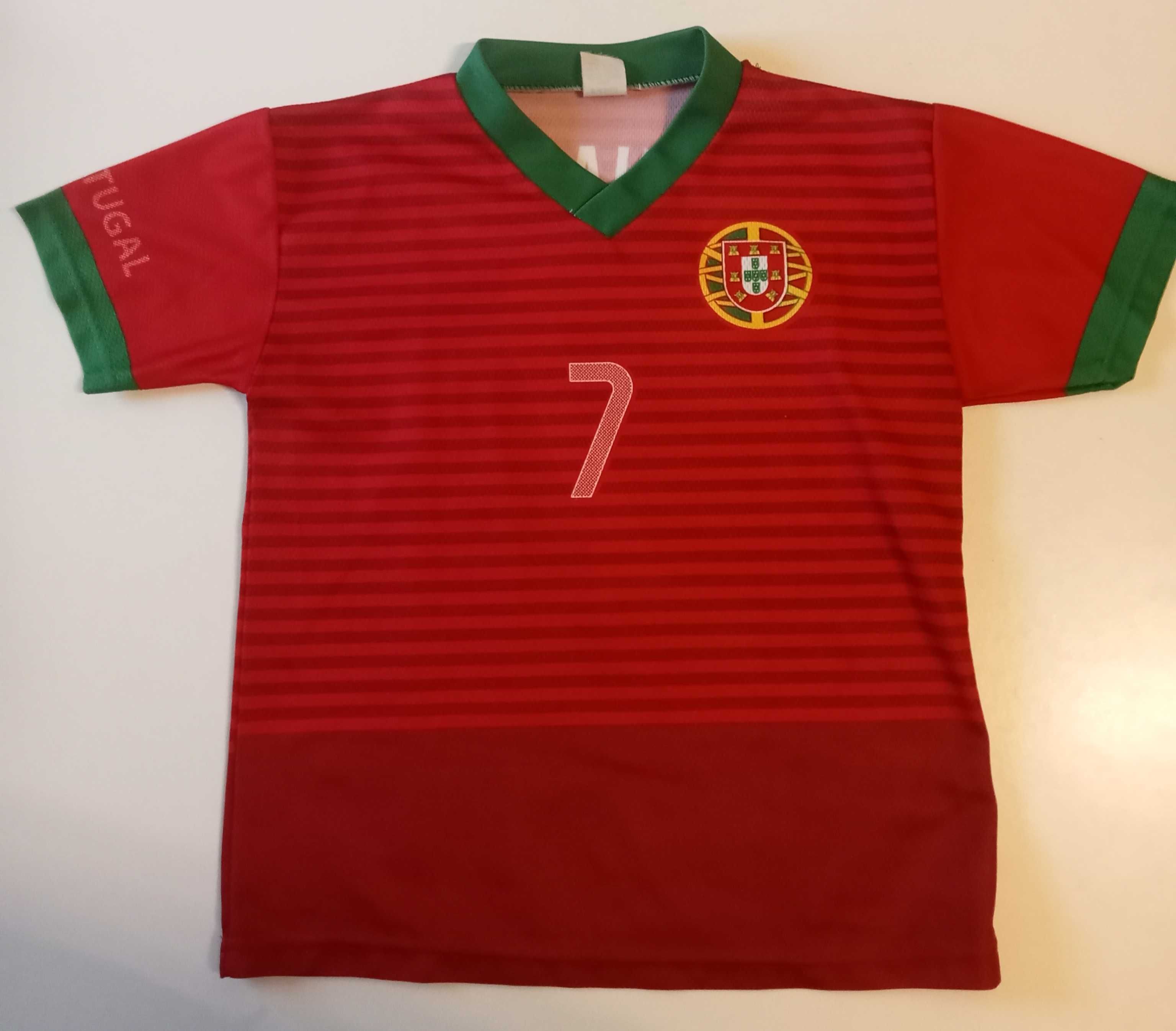 Camisola Futebol Portugal - Criança 6, 7, 8, 9 anos