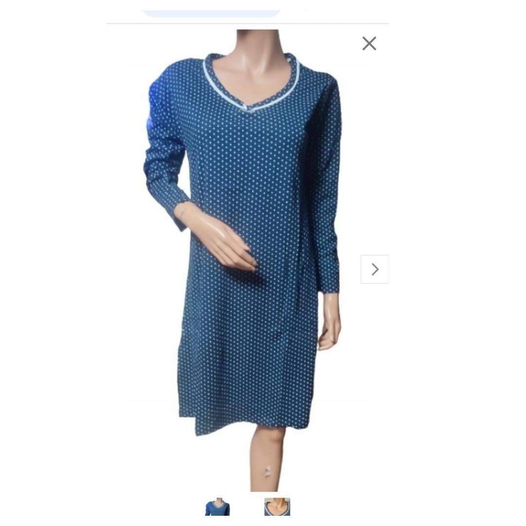 Koszula nocna piżama damska r XL długi rękaw