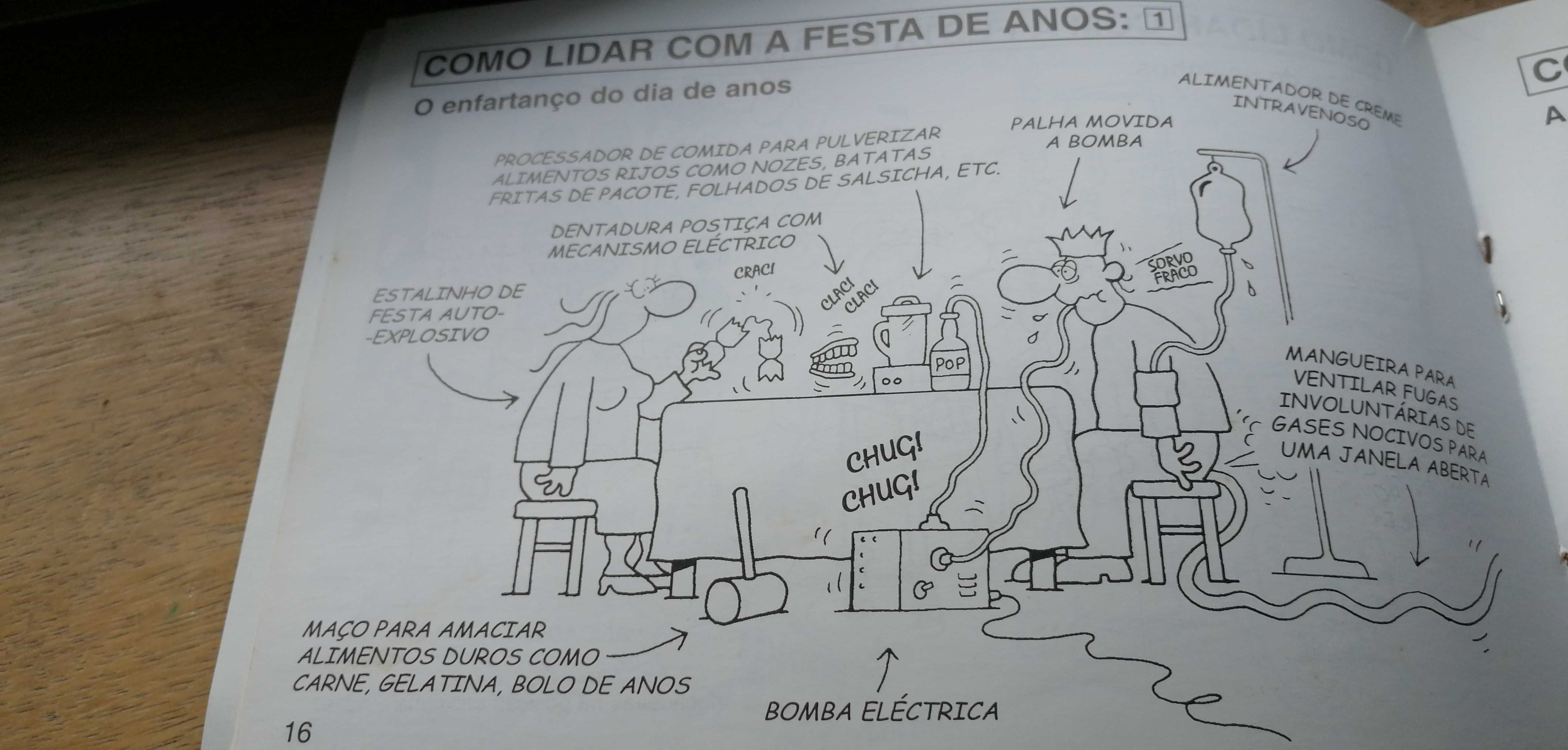 Livro de banda desenhada humorística