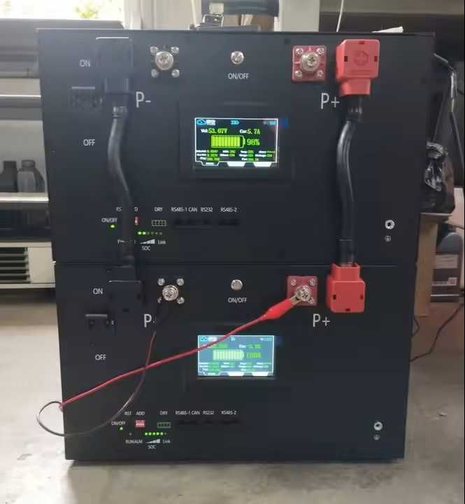 LifePO4 walizka na baterie 48v 280ah BMS do montażu domo 3.2v max16szt