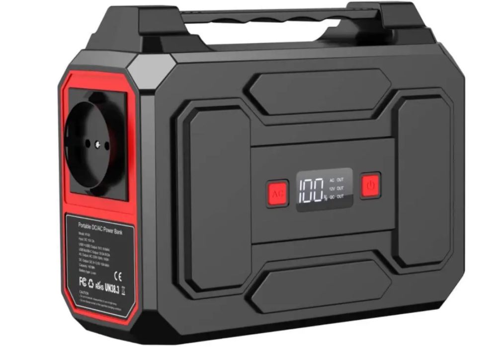 Зарядна станція з розеткою Powkey R100 Powerstation 100 Вт 27000 мАг