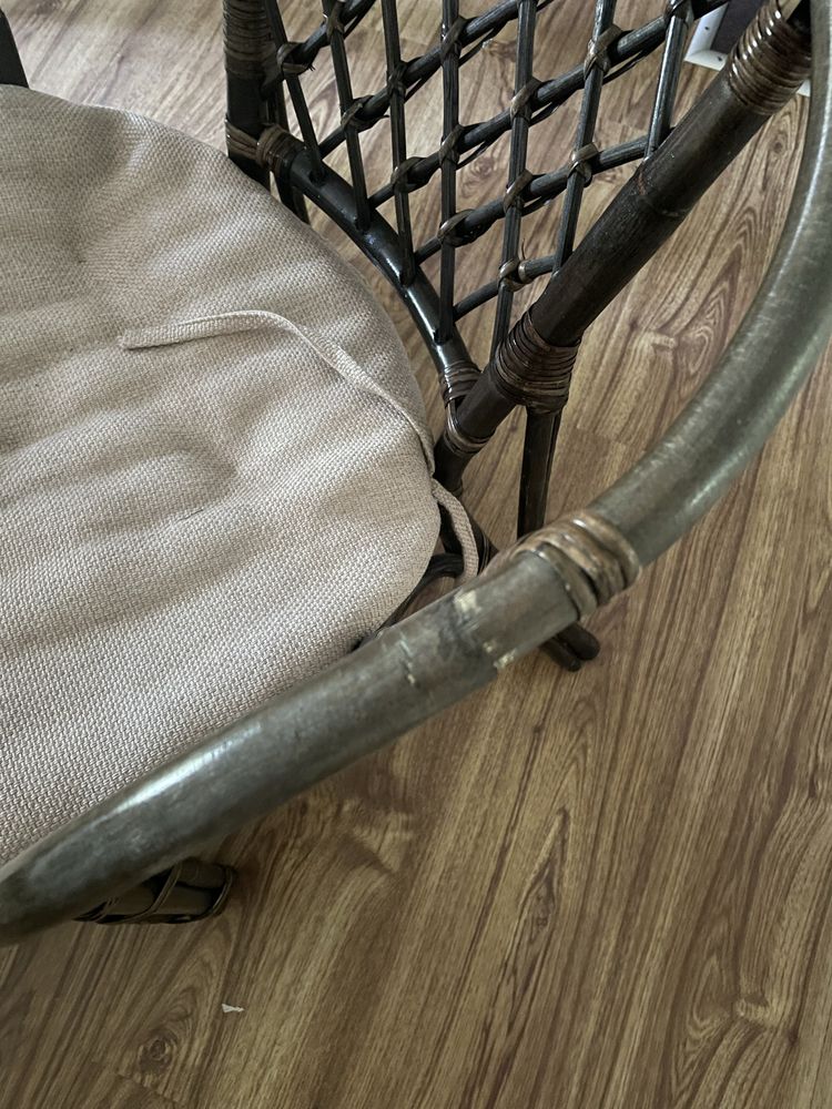 Стол и кресла из ротанга