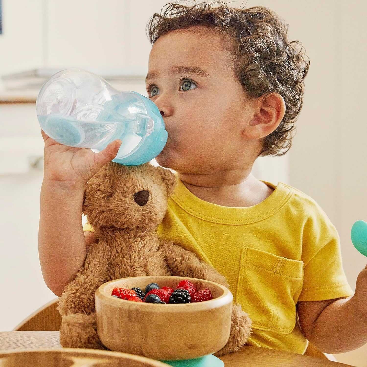 Munchkin Click-Lock Drinking Cup, Butelki ze słomką