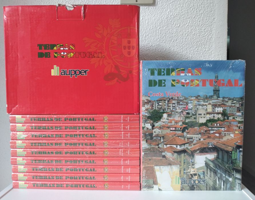 Terras de Portugal - 10 livros novos na película e caixa original
