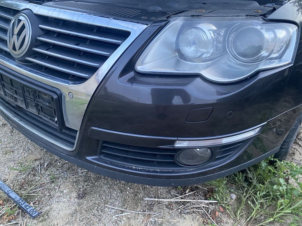 Zderzak przód grill PDC VW Passat B6 oryginał gwarancja komplet