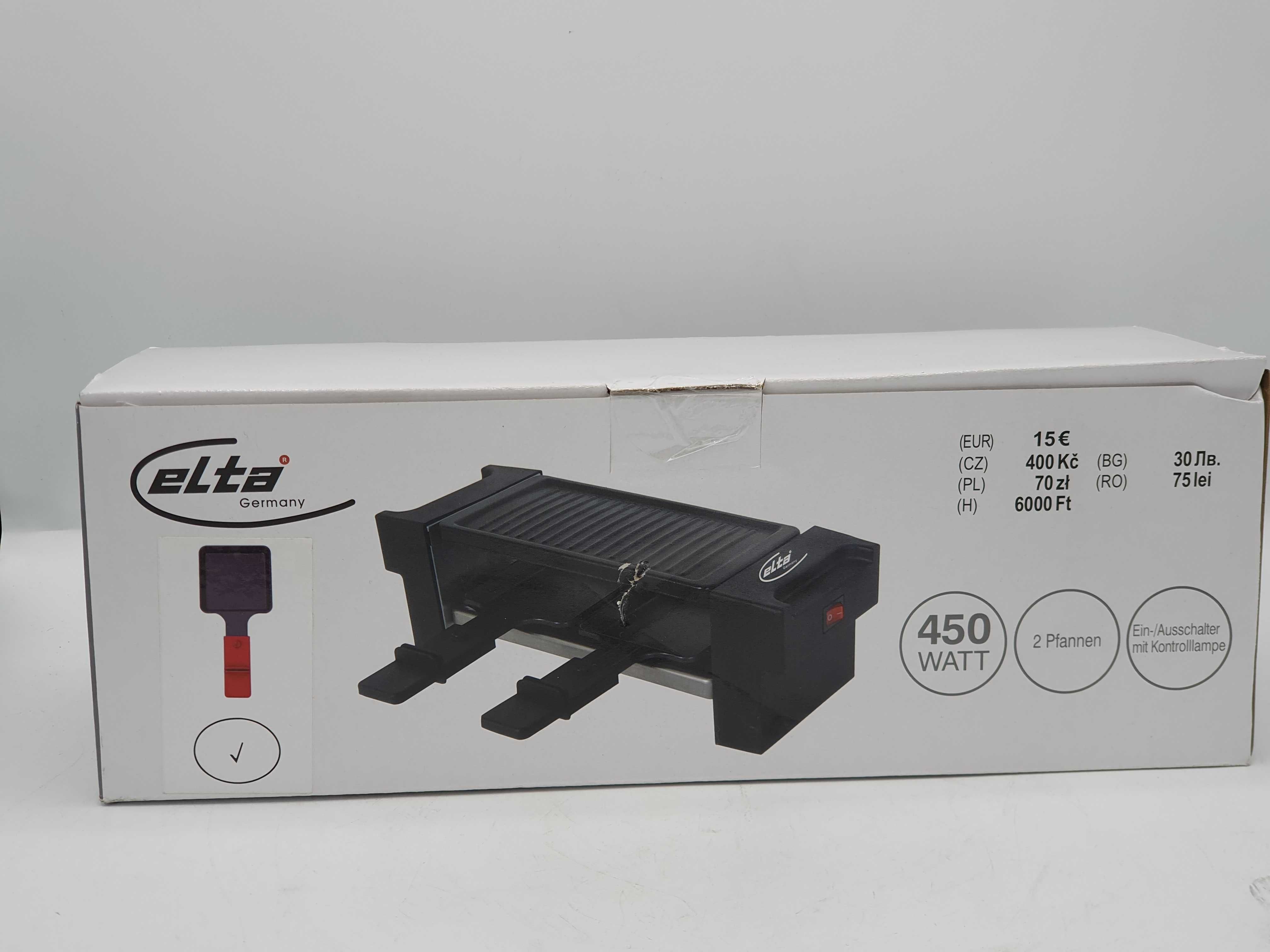Mini Grill Stołowy Elektryczny Elta 450 W