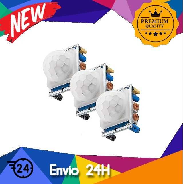 3x HC-SR PIR 501 sensor infravermelho humano Arduino