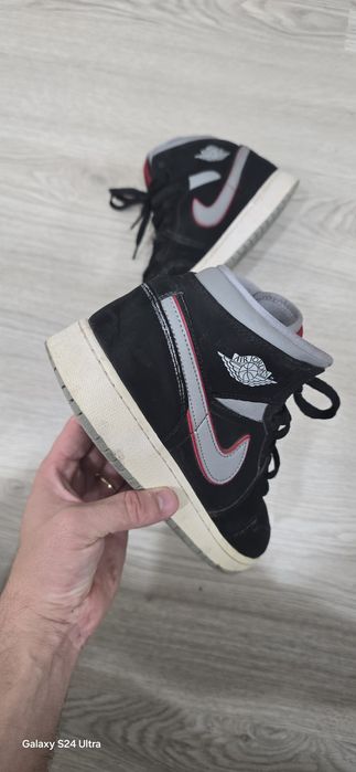 Nike Air Jordan 1 MID ( Black particle Grey )