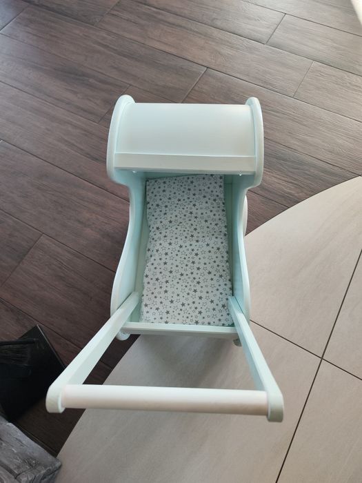 Wózek drewniany dla lalek