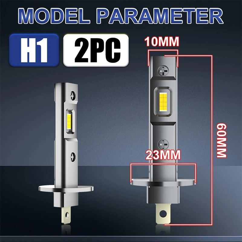 Żarówki LED H1 firmy Bullvision 6500k