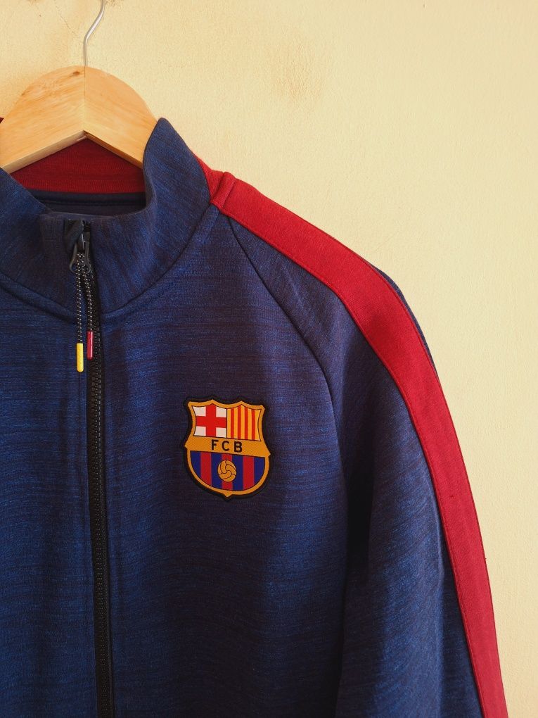 Bluza kibicowska Nike Tech Fleece N98 Navy FC Barcelona Limted Edition