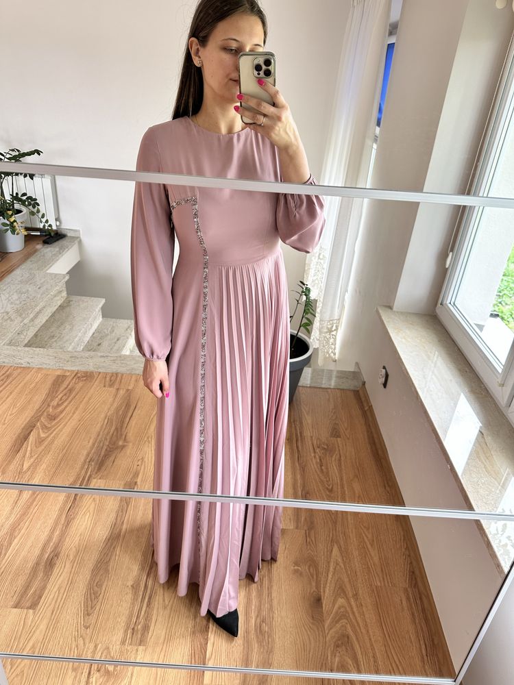 Sukienka L4 fiera rozmiar 38 wesele ślub druhna