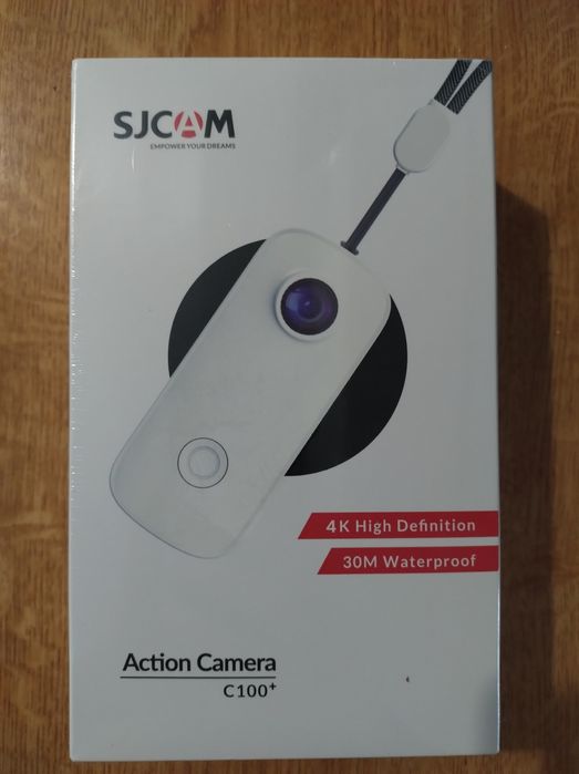 Kamera sportowa SJCAM C100 PLUS Żółta 1440p Filmy 2K WiFi, NOWA
