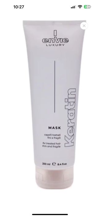 Маска для волосся,кератн