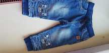 Spodnie jeansowe dla chlopca rozmiar 80