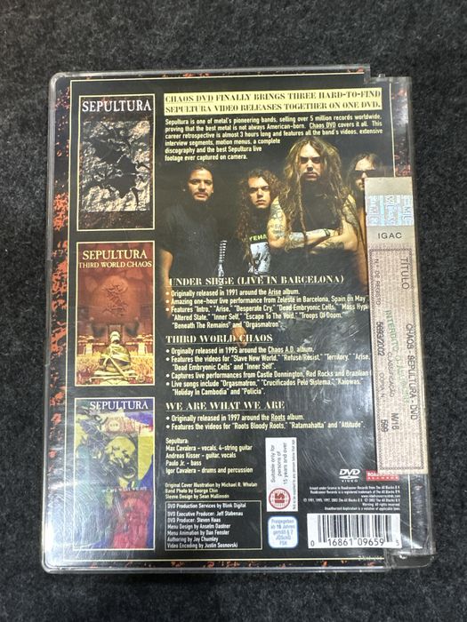 DVD - Sepultura Chaos