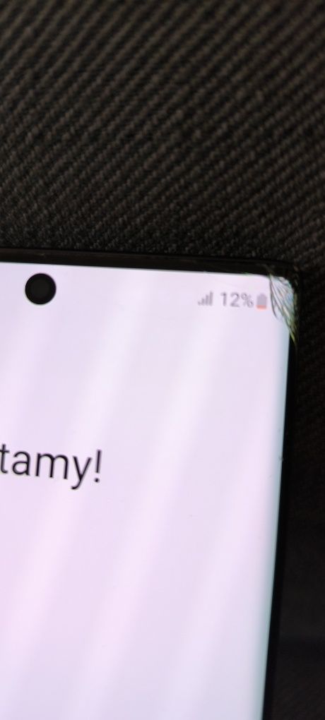 Samsung Note 10 uszkodzony