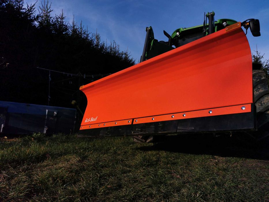 Pług śnieżny Euro ramka/Tuz 2w1 do ładowacza, tura Dostawa Deutz Ursus