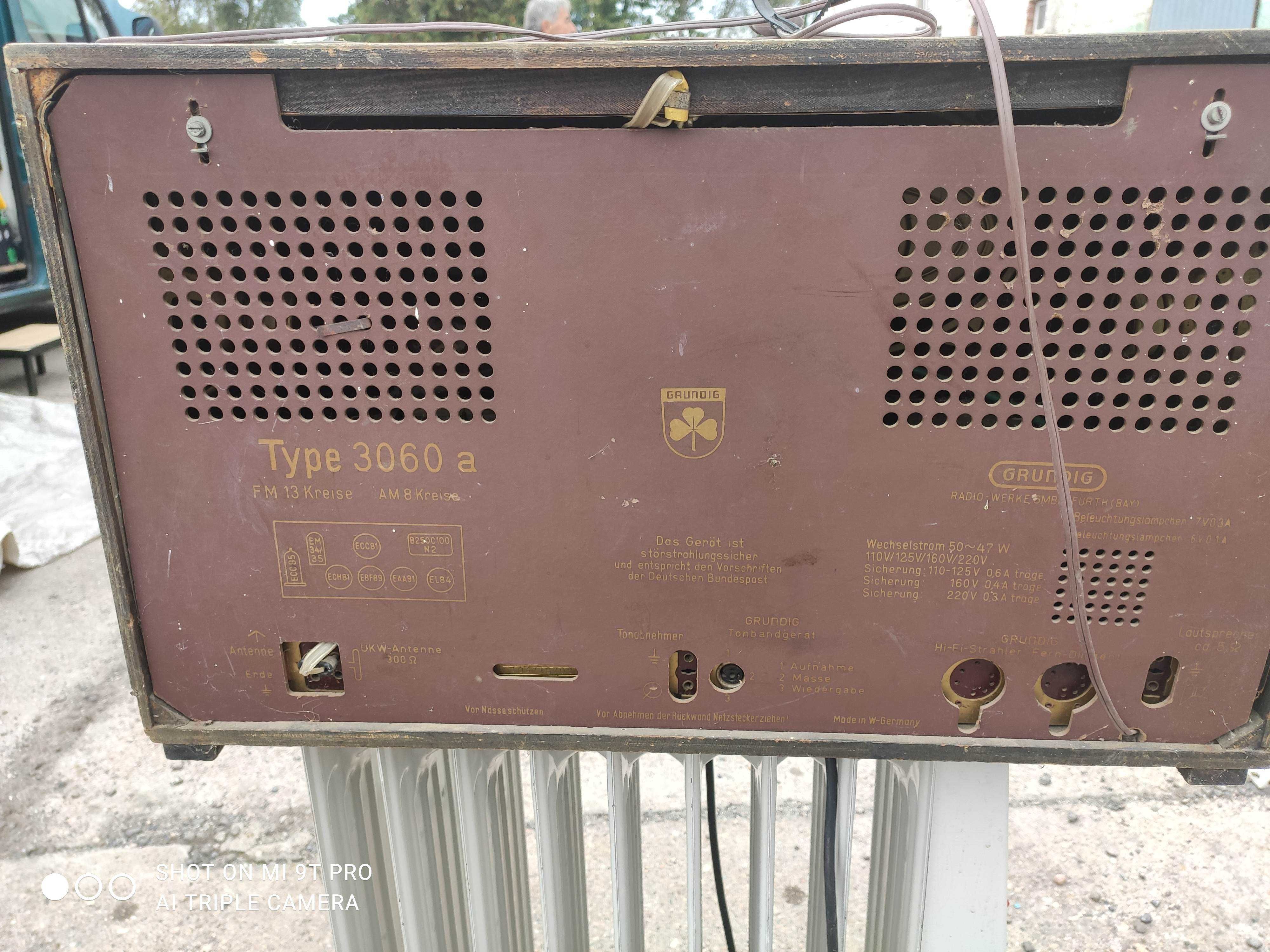 radio lampowe GRUNDING antyk