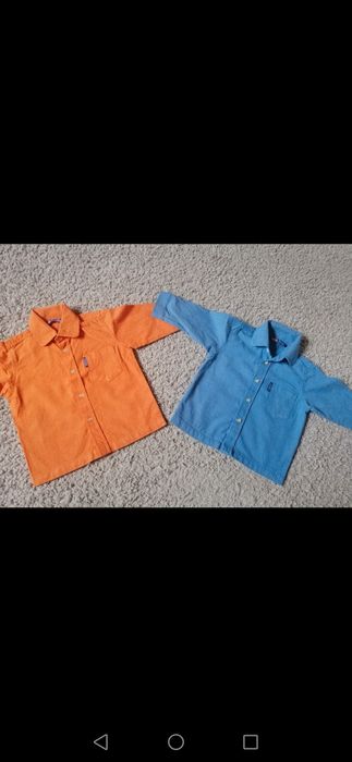 Dwie koszule dla chłopca Original Marines 6/9 msc