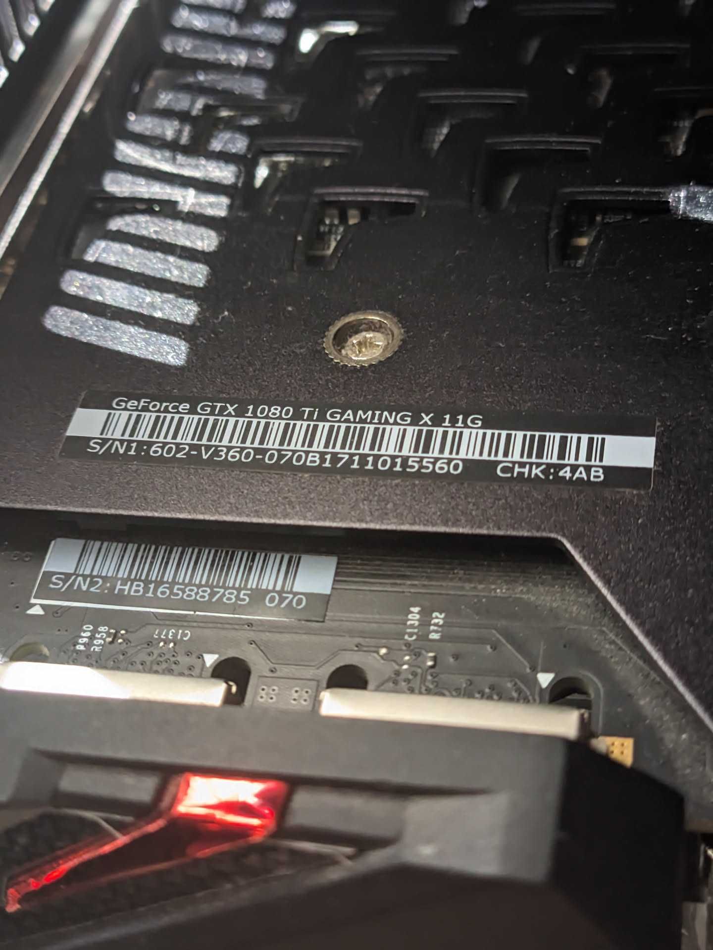 GeForce GTX 1080 Ti GAMING X 11G z blokiem wodnym Phanteks