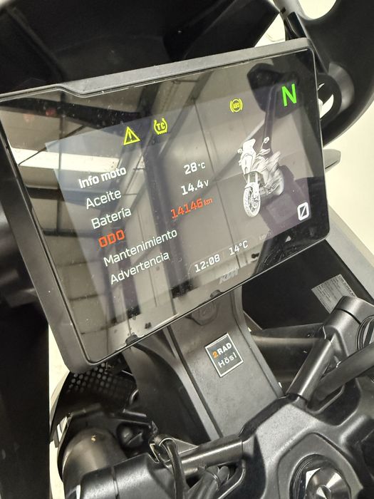 Ktm 1290 super adventure s, 2024, garantia, teckpack, akrapovic