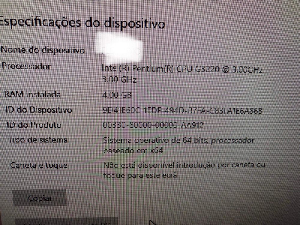 Pc Win Pentium R 3.00 GHz 4gb De Memória