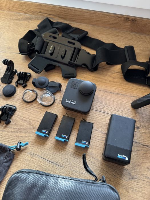 Kamera sportowa sferyczna GoPro Max 360 gratisy akcesoria zestaw