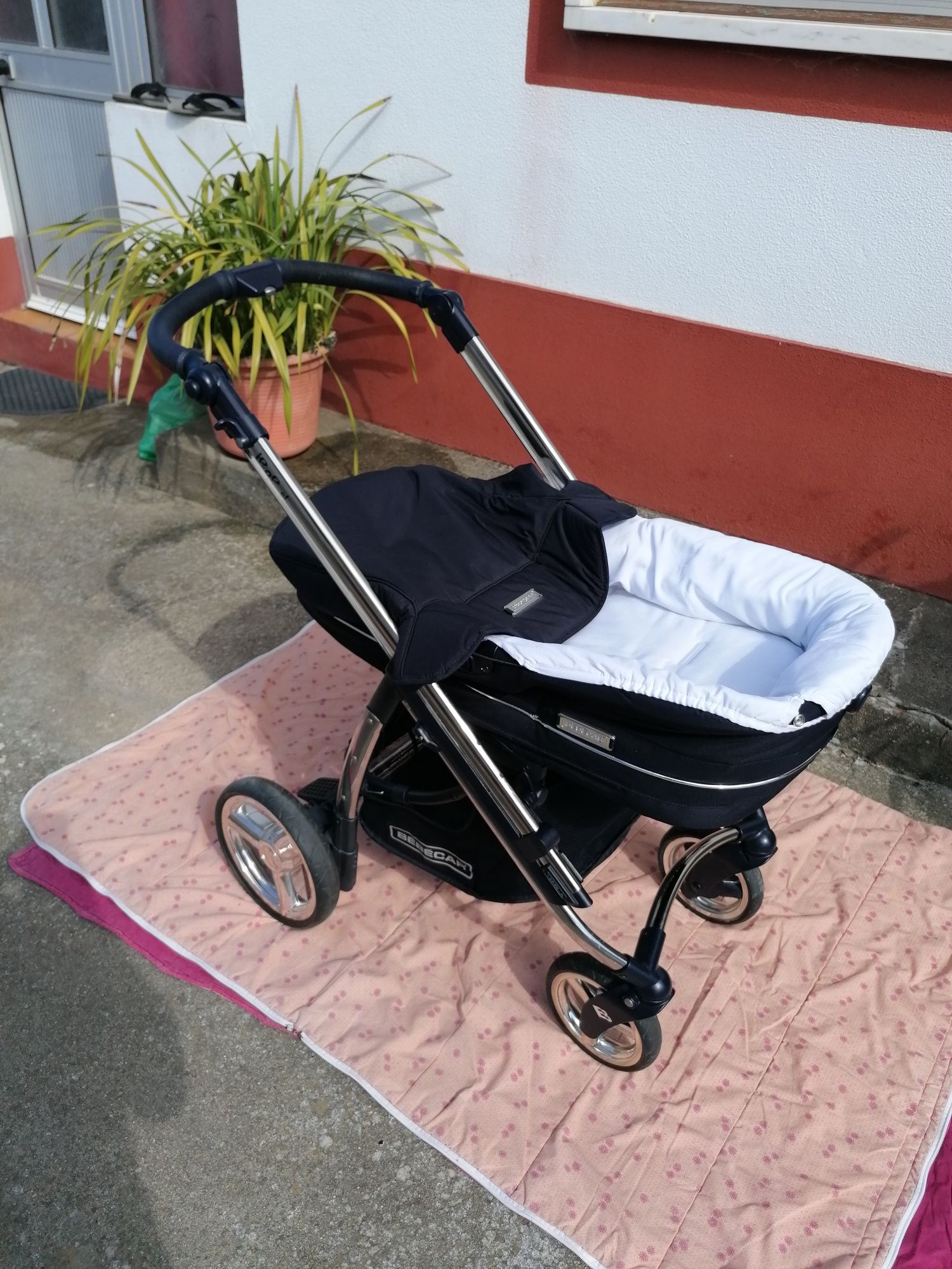 Carrinho de bebé BEBECAR IP-OP (Trio completo)