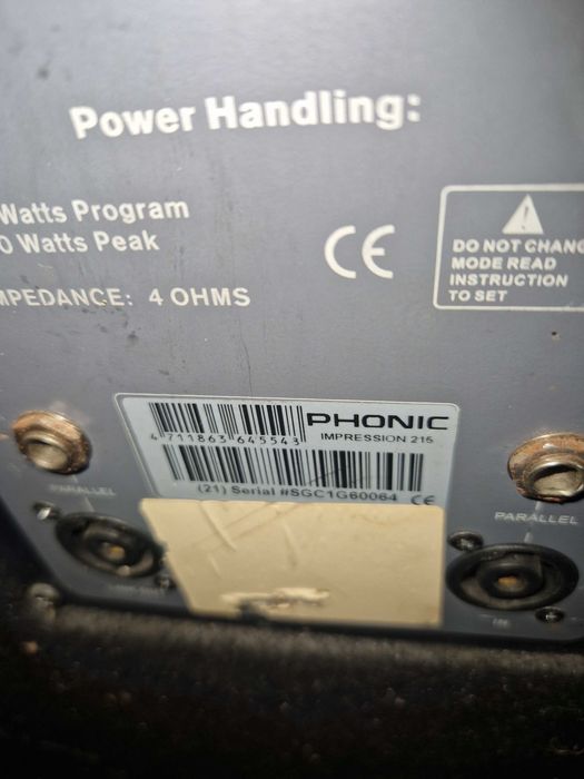 Colunas phonic impression 215