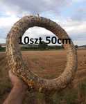10szt 50cm Wianek słomiany podkład słoma wieniec stroik ze słomy