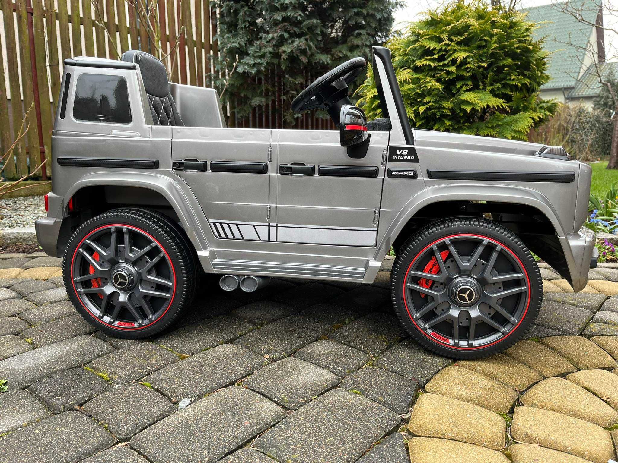Auto na Akumulator Mercedes G63 AMG Szary Lakierowany.NOWY