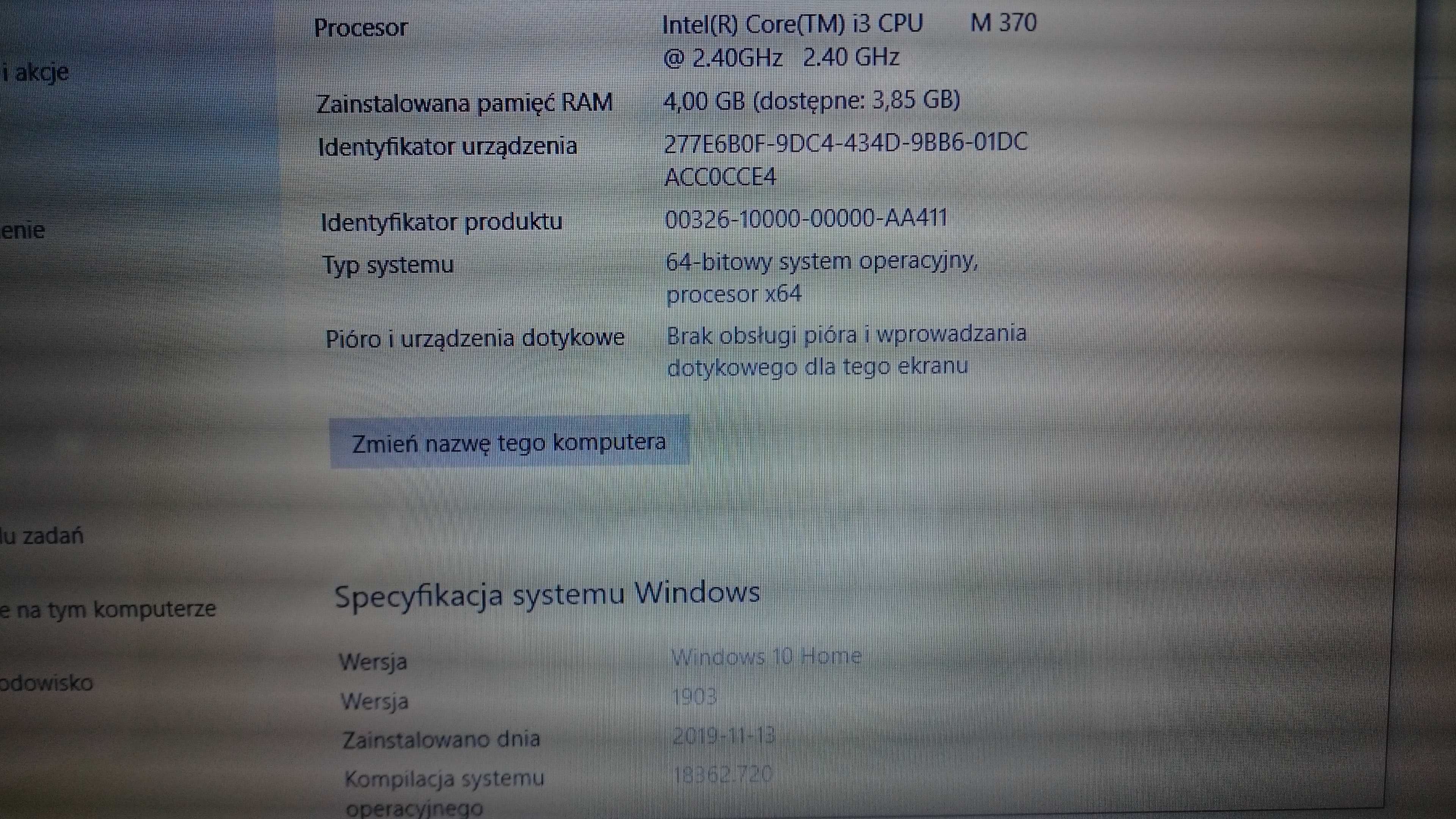 SPRAWNY Laptop samsung r780 bordowy + torba gratis