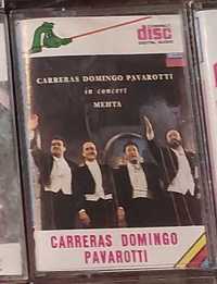 Kaseta magnetofonowa carreras domingo pavarotti in concert mehta