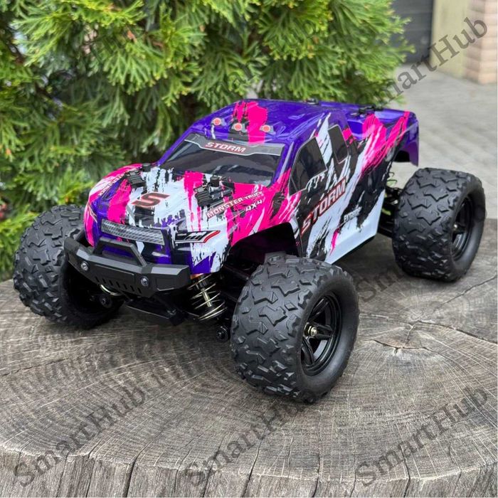 Баггі 36 км/год на радіокеруванні "Blaze Storm" рожевий Джип на пульті